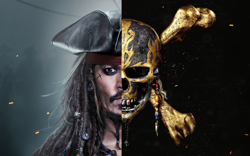 looking at camera, dark, fear, paint, Movies, spooky, hairstyle, headshot, long hair, halloween, pirates of the caribbean: dead men tell no tales, one person