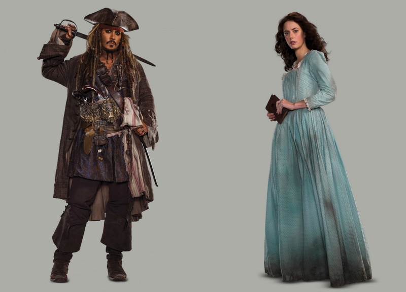 Pirates of the Caribbean: Dead Men Tell No Tales (2017), full length, poster, white background, holding, dead men tell no tales, wild west, pirates of the caribbean