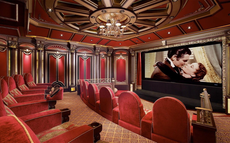 theater, wind, screen, suede, red, 1080P, private, gone, seats, nature and landscapes
