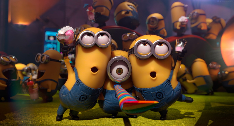 yellow, Minions, 2K, cartoon, funny, Best Animation Movies of 2015
