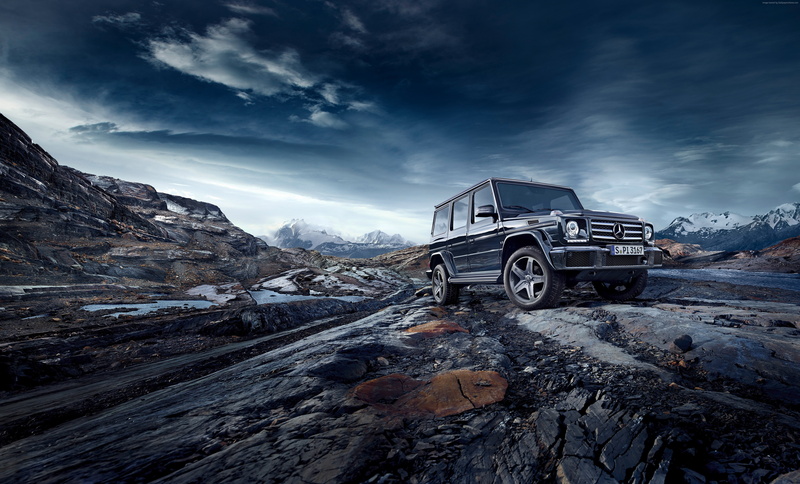 5K, off-road, luxury cars, Mercedes, SUV, Mercedes-Benz G 500, G-Class