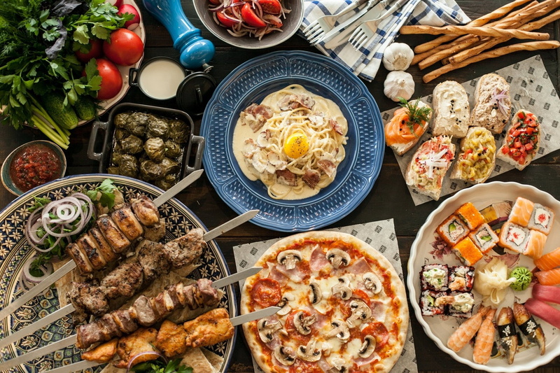 Food, 1080P, Pasta, Meat, Pizza, Still Life, Sushi, Barbecue, Egg