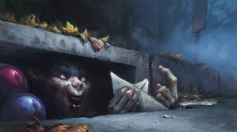 water, primate, vertebrate, it, animal wildlife, clown, digital composite, animals in captivity, Sewerage, Stephen Kings, architecture, no people, animals in the wild