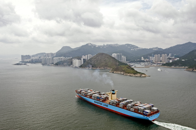 line, maersk, ship, cargo, 2K