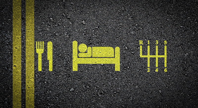 textured, asphalt, Funny, sleep, high angle view, communication, road, drive, western script, city, sign, eat, yellow, symbol, road marking