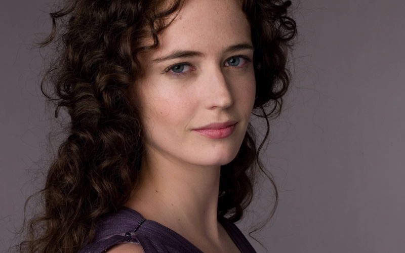 1080P, model, actress, face, Eva Green, look, brunette