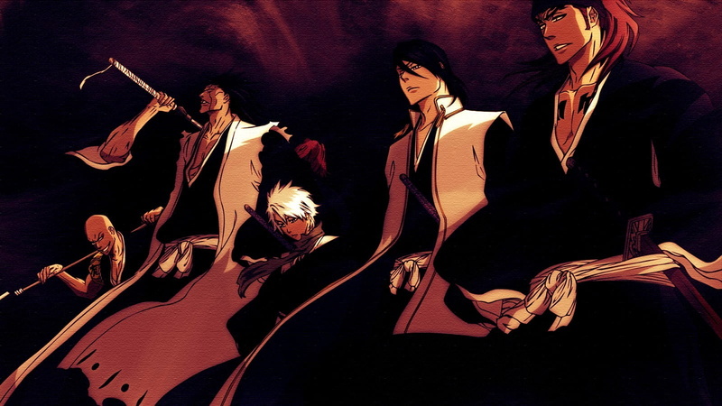dancing, real people, anime, performance, bleach, young men, men, 720P, clothing, stage - performance space, Abarai Renji, young adult, Zaraki Kenpachi