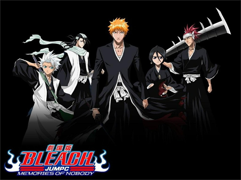 Renji Abarai, Ichigo Kurosaki, Tōshirō Hitsugaya, Byakuya Kuchiki, Bleach, 720P, Rukia Kuchiki