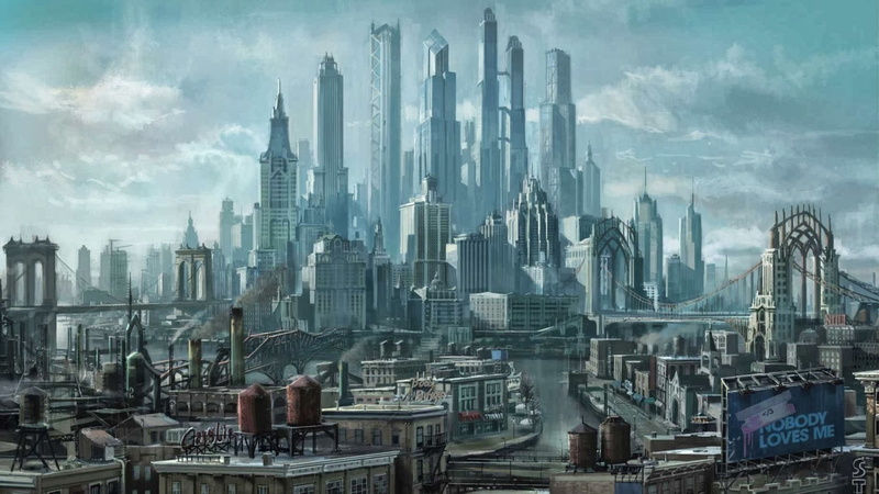1080P, urban skyline, landscape, nature, architecture, built structure, city, travel destinations, building, fog, environment, cloud - sky, skyscraper