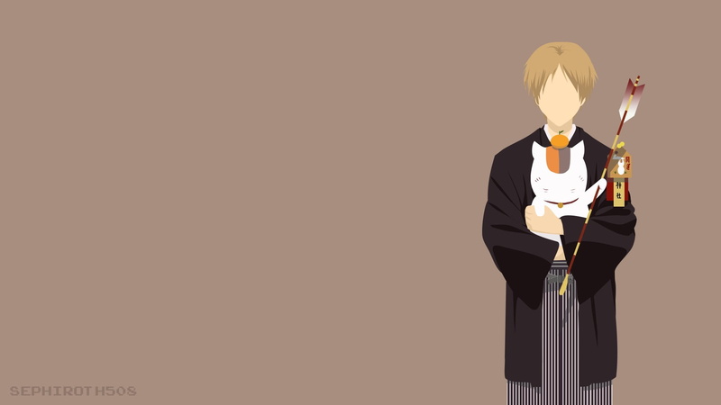 dress, copy space, front view, standing, musical instrument, musician, s, Natsume Yuujinchou, black, musical equipment, men, one person, wind instrument