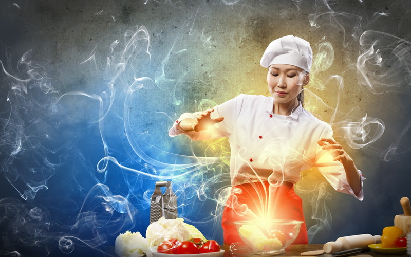 creative, 2K, art, food, cooking art, asian, chef