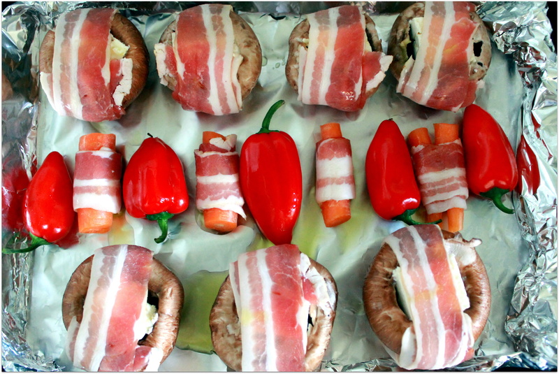 ready-to-eat, food And Drink, indoors, directly above, still life, yummy, Bacon, wellbeing, red, raw food, seafood, large group of objects, arrangement
