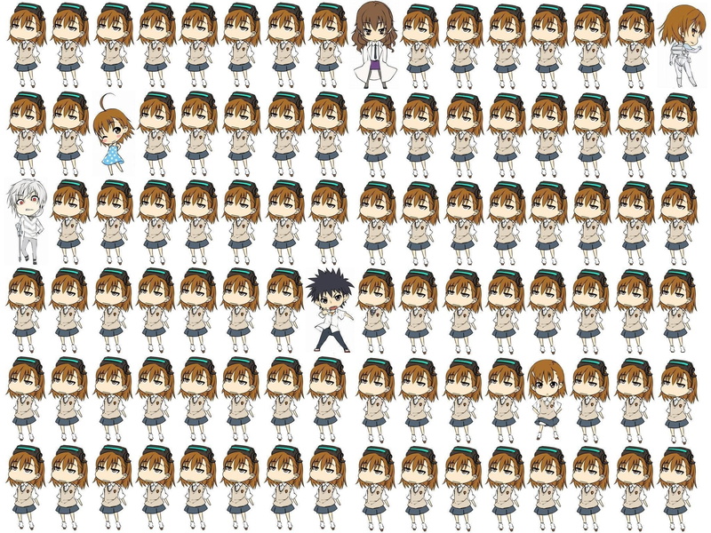 full frame, Accelerator, 1080P, Misaka Imouto, Touma Kamijou, abundance, Misaka Mikoto, repetition, in a row, order, collection, industry, pattern, arrangement