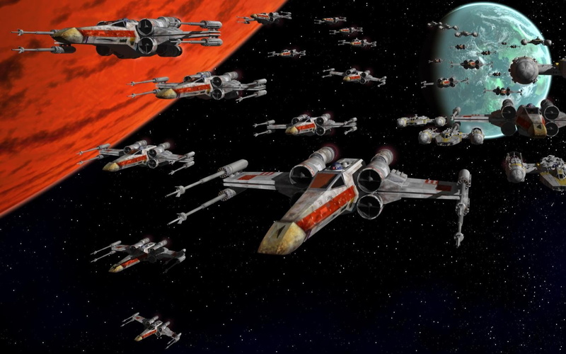 orange color, 720P, no people, outdoors, gray, Star Wars, mid-air, environmental issues, flying, aircraft, communication, technology, nature, mode of transportation