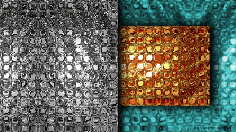 pattern, silver, day, teal, indoors, digital art, directly above, design, green, food and drink, large group of objects, reflection, illustration, no people
