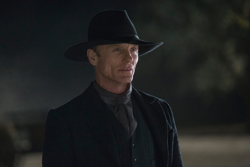 ranch, body part, clothing, lifestyles, westworld, farm, males, headshot, human face, looking at camera, one person, contemplation, mature adult, cowboy hat