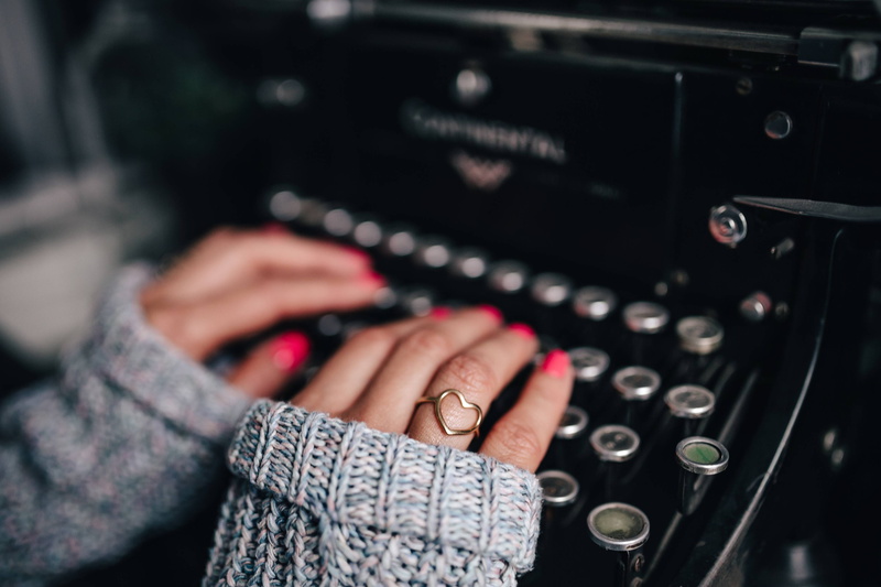 old, indoors, human finger, Woman, machinery, adult, typing, occupation, body part, arts culture and entertainment, close-up, vintage, women, human hand