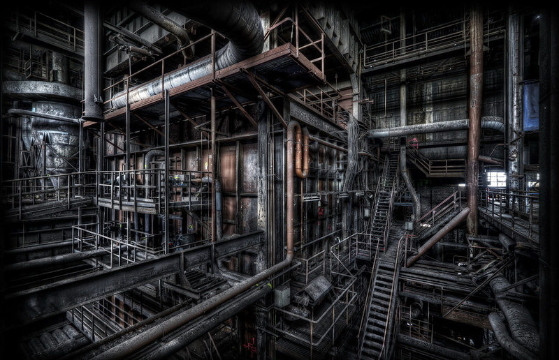 1080P, background, factory, plant
