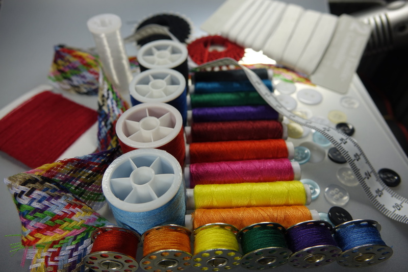 art and craft, Hand, focus on foreground, coiled, abundance, multi colored, tinker, sewing kits, arrangement, Sew, variation, sewing accessories, collection