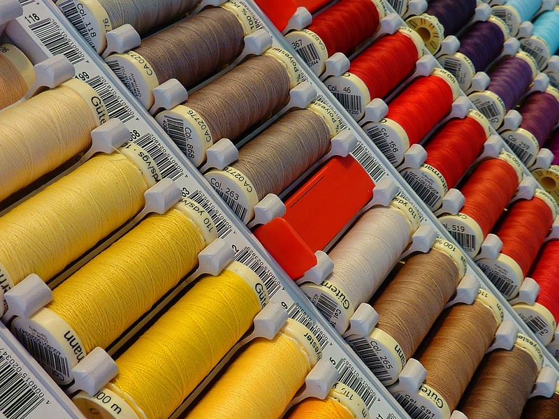 no people, backgrounds, full frame, large group of objects, still life, indoors, abundance, sew, blue, coiled, yarn, arrangement, hand labor, spool, choice