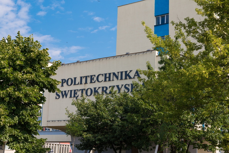 plant, text, nature, information sign, building exterior, the university, green color, western script, architecture, city, school, office buildings, kielce