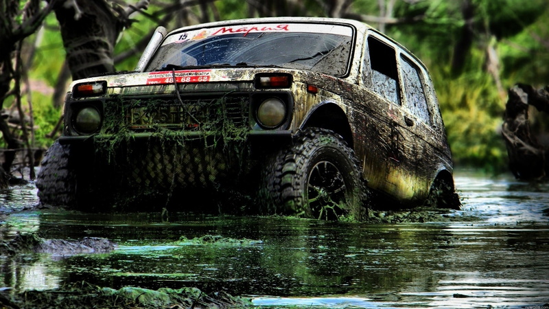 machine, suv, mud, hd, machinery, russians, vehicles, russian, lada, art, niva, 1080P, cars, technology, offroad