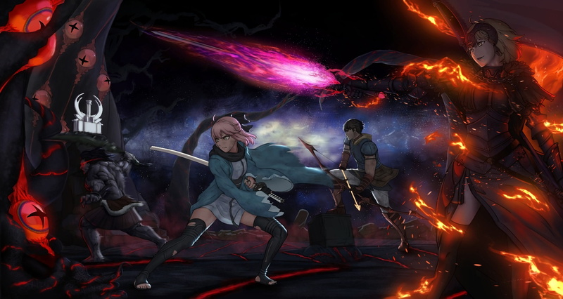 Okita Souji, Arash (Fate/Prototype), Saber (Fate Series), Avenger (Fate/Grand Order), Yellow Eyes, Archer (Fate/Grand Order), Berserker (Fate/stay night)