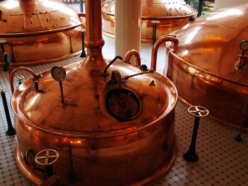 indoors, illuminated, rusty, 2K, metallic, old, no people, distillation, steel, metal, industry, household equipment, container, beer, alcohol, lighting equipment