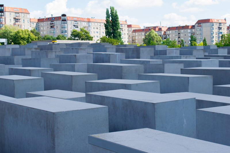 outdoors, nazism, 1945, block, old building, no people, tombstone, Buildings, Architecture, monument, cemetery, urban, construction, prison, memorial, old