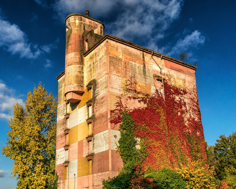 world war, history, air-raid shelter, tall - high, bomb, old, building, sunlight, sky, cloud - sky, no people, plant, 4K, protection, memorial, lost places