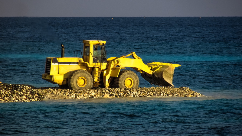 sea, vehicle, land vehicle, equipment, earth mover, construction vehicle, industrial equipment, machinery, construction machinery, transportation, industry