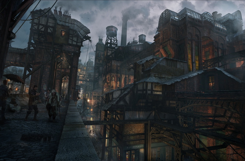 illuminated, urban, residential district, dusk, old building, connection, water, incidental people, outdoors, buildings, cityscape, artwork, overcast, architecture