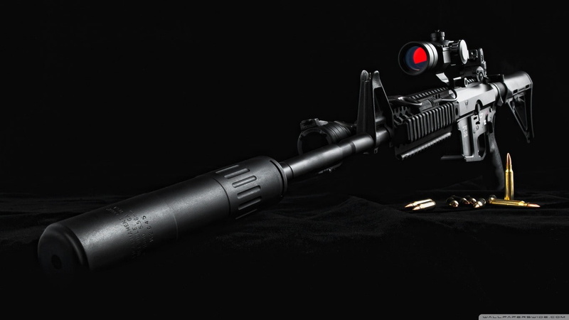 weapon, gun, ammunition, suppressors, sniper rifle, 720P
