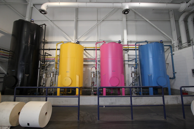 steel, equipment, yellow, Printer, day, architecture, container, pipe - tube, indoors, machinery, chemical plant, industrial equipment, built structure