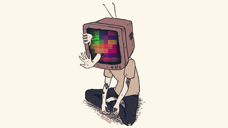 1080P, art, anime art, head, sad, illustration, anime, drawing, robot