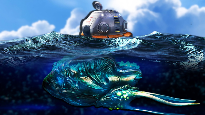 4K, 4k, underwater, Subnautica, screenshot