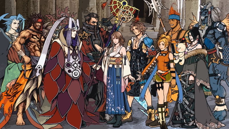 Braska (Final Fantasy), Final Fantasy, Auron (Final Fantasy), Lulu (Final Fantasy), Yuna (Final Fantasy), Final Fantasy X, Seymour Guado, Jecht (Final Fantasy)