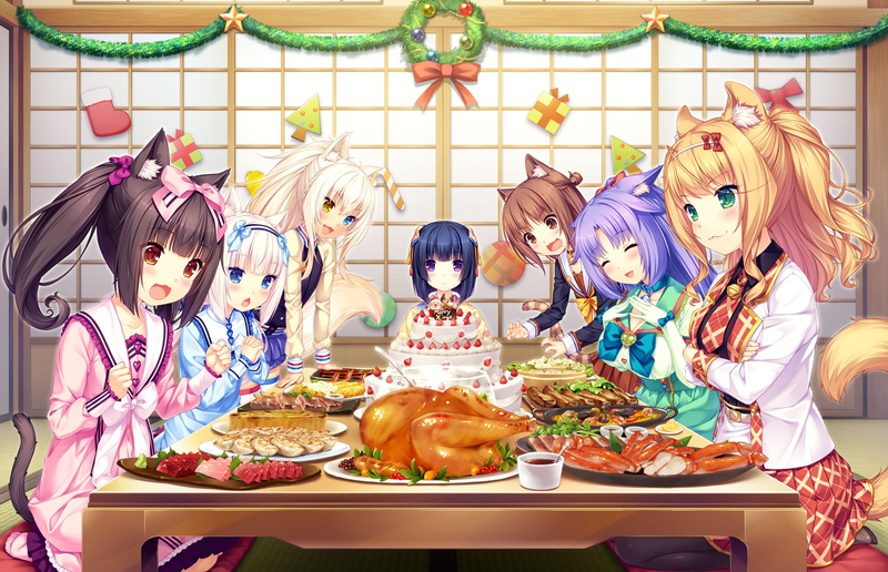 Anime, Minazuki Shigure, Cinnamon (Nekopara), Nekopara, 1080P, Vanilla (Nekopara), Coconut (Nekopara), Azuki (Nekopara), Chocola (Nekopara), Maple (Nekopara