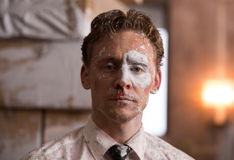 High-Rise, young adult, portrait, mid adult, hairstyle, one person, close-up, Tom Hiddleston, home, focus on foreground, headshot, human face, Sienna Miller