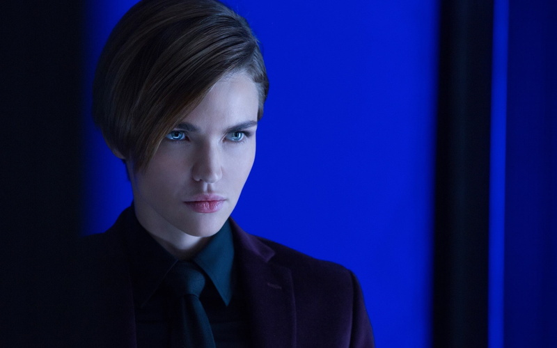 suits, blue eyes, short hair, actress, Ruby Rose (actress), face, 1080P, women, John Wick Chapter 2, ruby rose