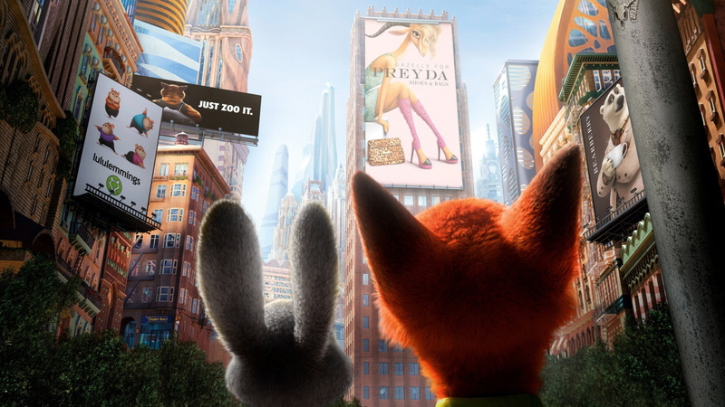humor, city, cartoons, zootopia, art and craft, nature, animal themes, communication, no people, building exterior, fun, mammal, text, architecture, 4K