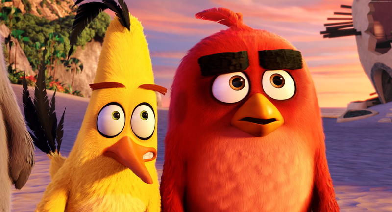 red, Best Animation Movies of 2016, 4K, Angry Birds Movie, chuck