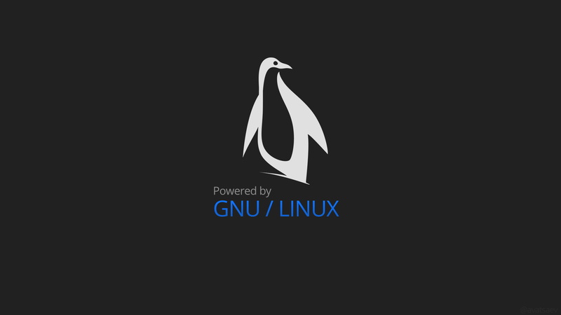 minimalism, Linux, 1080P, GNU