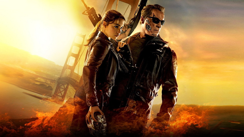 Emilia Clarke, Arnold Schwarzenegger, Terminator Genisys, 1080P, Terminator
