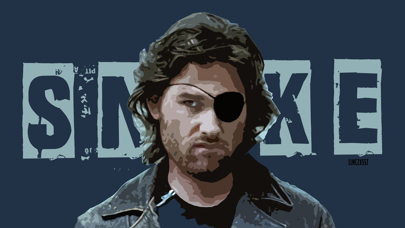 Escape From New York, Portrait, Kurt Russell, Movie, Artwork, 720P