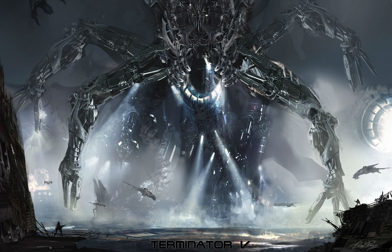mecha, robot, cyborg, sci fi, monster, film, action, movie, 2K, terminator