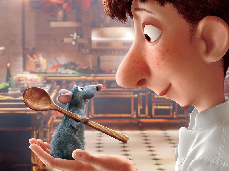 Mouse, Movie, 720P, Ratatouille (Movie), Remy (Ratatouille), Alfredo Linguini (Ratatouille), Ratatouille