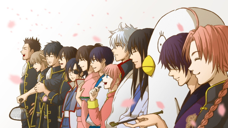 Shinsuke Takasugi, Sagaru Yamazaki, Tae Shimura, Kotaro Katsura, Toushirou Hijikata, Kamui (Gintama), Okita Sougo, Gintama, Shimura Shinpachi, Kagura (Gintama)