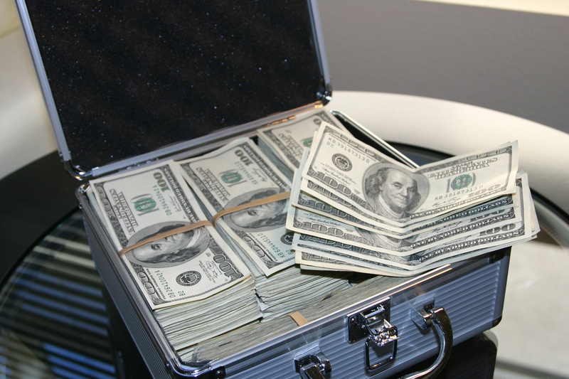 open, abundance, high angle view, money, close-up, still life, finance, cash, investment, 2K, table, bank notes, no people, business, paper Currency, luggage