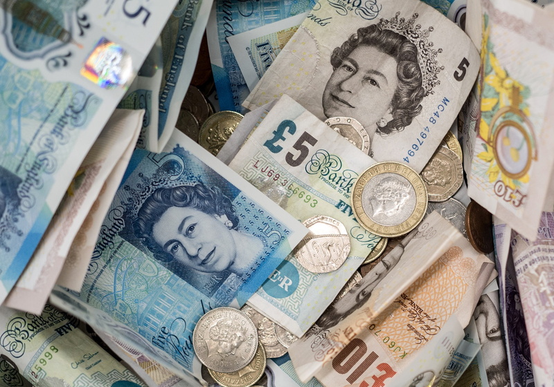 1080P, coins, banknotes, money, UK, GBP